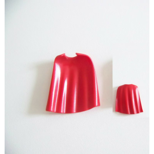 PLAYMOBIL (0133) Cape Mi-Longue Rouge Rigide