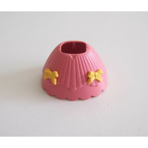 PLAYMOBIL (0169) Robe Rose Clair avec Rubans Jaune Petite Fille Princesse 4257