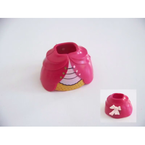 PLAYMOBIL (0199) Robe Rose Foncé Princesse 4154 4639