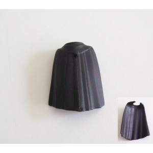 PLAYMOBIL (0165) Cape 3/4 Souple Noir Attache Arme dans le Dos 4217 4838 5978