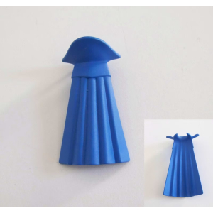 PLAYMOBIL (0188) Cape Longue Bleu Clair Souple avec Col 4258