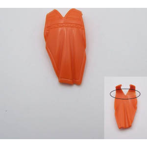 PLAYMOBIL (01c05) Poncho Orange Mexicain 3384 3748 (Marques Blanches)