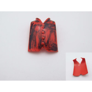 PLAYMOBIL (0134) Gilet Rouge pour Personnages 1900 ou Pirates (Colorié)