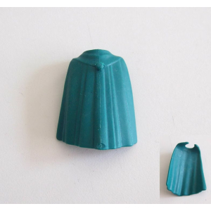 PLAYMOBIL (0161) Cape 3/4 Souple Vert Attache Arme dans le Dos 4836 5293 5913