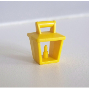 PLAYMOBIL (L3345) MOYEN-AGE - Lanterne Jaune Foncé Médiévale Châteaux & Maisons