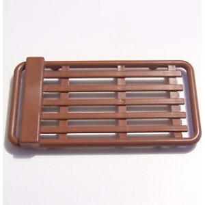 PLAYMOBIL (R3106) STATION SERVICE - Shell Grille de Garage Marron 3437