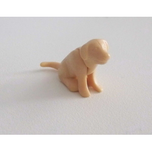 PLAYMOBIL (T3106) FERME & EQUESTRE - Chiot Beige en Position Assis