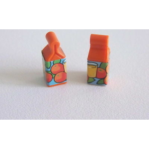 PLAYMOBIL (R1113) COMMERCE - Lot de 2 Briques Packs de Jus d'Orange