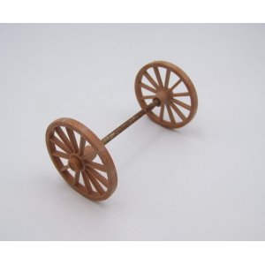 PLAYMOBIL (B712) WESTERN - Grandes Roues 5,5cm et Essieu Chariot Diligence Canon
