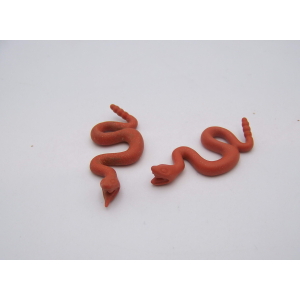 PLAYMOBIL (B8119) WESTERN - Lot de 2 Serpents à Sonnette Désert (Abimés)