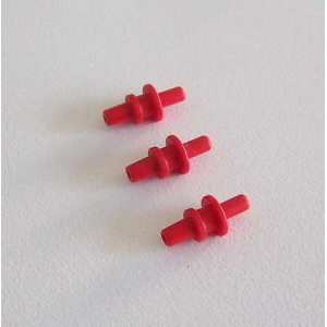 PLAYMOBIL (G1210) POMPIERS - Lot de 3 Tuyaux Jonction Rouges entre Tuyaux Blancs
