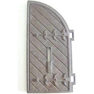 PLAYMOBIL (L3109) MOYEN-AGE - Porte Marron Droite ou Gauche Châteaux 3446 3450