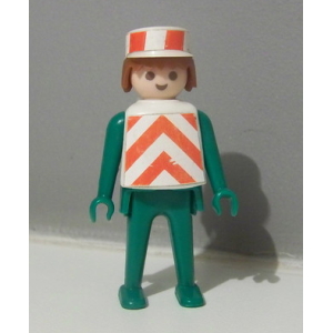 PLAYMOBIL (R5111) EBOUEURS - Homme Vert City Service 3470 Vintage