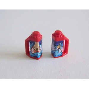 PLAYMOBIL (R1109) COMMERCE - Lot de 2 Bidons Rouge Liquide Lave Vaisselle